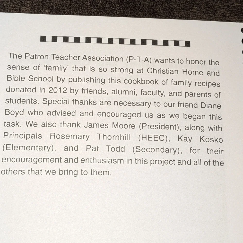 Vintage Bulldog Bites Christian Home &‎ Bible School PTA Cookbook Mt Dora FL